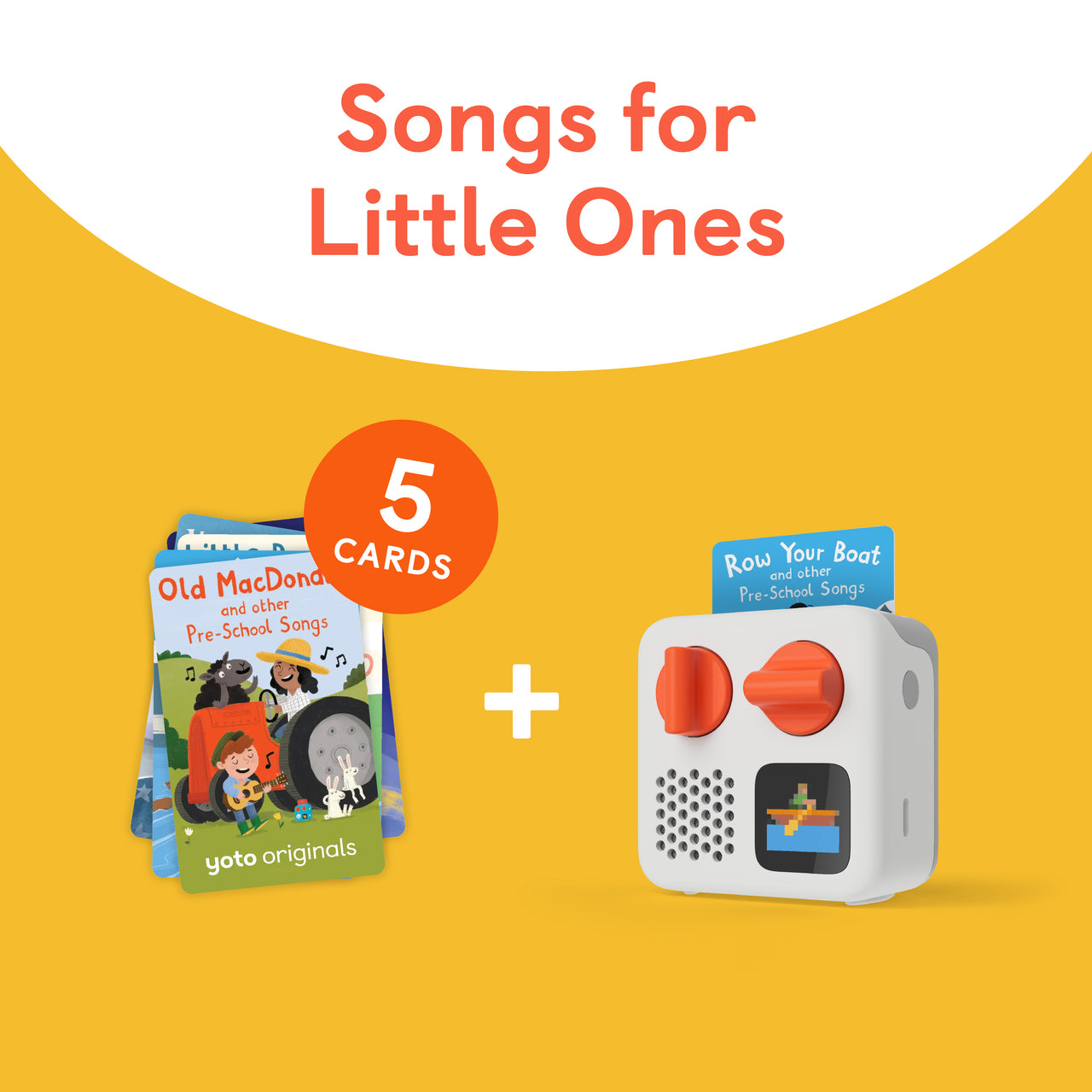 Yoto Mini + Pre-School Songs Bundle